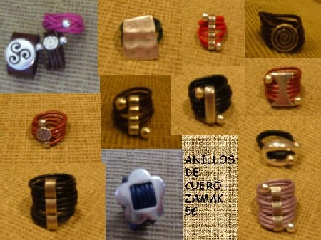 ANILLOS CUERO-ZAMAK