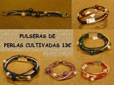 PULSERAS DE PERLAS CULTIVADAS